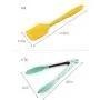 JunbosiKitchenware Color Silicone Kitchenware Set of 10 Non-Stickware Cutlery Set of Ten Sets Rubber Cooking Shovel Spoon Tool