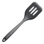 Silicone Kitchenware Set 10 Piece Set Silicone Scraper Brush Food Clip Cooking Shovel Spoon (Color : Black)