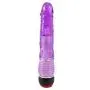 WarmCare Relax Wand Massager with Strong Suction Cup Silicone Dildo Lifelike Massage Wand Toys (Purple, A)