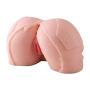Pansdd Ergonomic Design Silicone Artificial 3D Realistic Lifelike Toys for Men Male with 2 Entries Cup Underwear,Non-Toxic Materials,T-Shirt (Color : Skin)