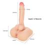 Male Penis,3D Silicone Realistic Ass, Masturbator Butt, YOTEFUN Sex Doll - Flexible Penis and Tight Anal Entry,Novelty & Gag Toys for Men Women and Couples,3.75Pound