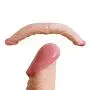 SUPVOX Silicone Double Headed Ended Dildo Dong G Spot Dildo Toy for Women (Pattern A)
