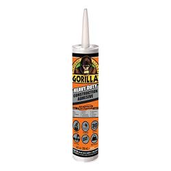 Gorilla Heavy Duty Construction Adhesive, 9 ounce Cartridge, White