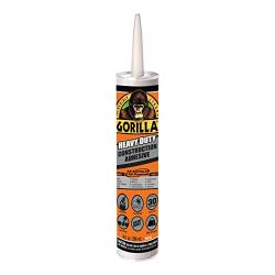 Gorilla Heavy Duty Construction Adhesive, 9 ounce Cartridge, White