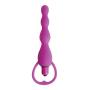 Climax Silicone Vibrating Bum Beads, Purple