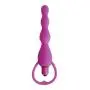 Climax Silicone Vibrating Bum Beads, Purple