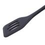 MOONQING Non-stick Silicone Spatula Shovel Heat-Resistant Flexible Rubber Frying Eggs Turner Pancake Cooking Shovel Kitchenware,black