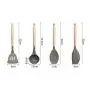 Kitchen Utensil Set Silicone 9 Piece Silicone Kitchenware Gadget Wooden Handle Kitchen Spatula Set Shovel Spoon Home Kitchen Tools