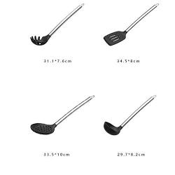 SKYyao Kitchen utensil set Stainless steel Silicone Seven piece silicone kitchenware kitchen kitchenware Miscellaneous set silicone