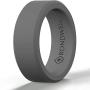 BONDWELL Silicone Wedding Ring for Men Save Your Finger & A Marriage Safe, Durable Rubber Wedding Band for Active Athletes, Military, Crossfit, Weight Lifting, Workout