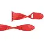 HUANLONG Watch Band 38mm 40mm 42mm 44mm, Soft Silicone Sport Style Iwatch Wristband Compatible for iWatch Strap Series 1/2/3/4(Red 38mm S/M)