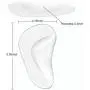 Gel Arch Support Cushions for Men & Women, Shoe Insoles for Flat Feet, Reusable Arch Inserts for Plantar Fasciitis, Adhesive Arch Pad for Relieve Pressure and Feet Pain