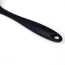 Silicone Kitchenware Set of 10 Scraper Scraper Spoon Silicone Kitchen Baking Cooking Set (Color : Black)