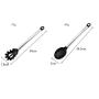 JunbosiKitchenware Kitchen Tool Stainless Steel Handle Silicone Kitchenware Cooking Shovel Spoon Silicone Kitchenware 8 Piece Set