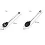JunbosiKitchenware Kitchen Tool Stainless Steel Handle Silicone Kitchenware Cooking Shovel Spoon Silicone Kitchenware 8 Piece Set