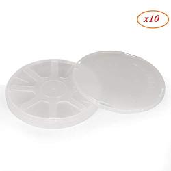 Silicon Wafer Box - 4 inch Single Wafer Carrier Box,including Container, Cover & Spring,10 pack