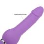 LILER Universal Vibrating Vibrator Dildo,10-Frequency Vibration Waterproof Silicone Vibrator Dildo with Vivid Prominent Veins for Women’s Masturbation and Massage, G-Spot Stimulation, 8.5 Inches Adult’s Sex Toy (Purple)