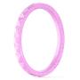 ThunderFit Thin and Stackable Silicone Rings, 8 Rings / 4 Rings / 1 Ring - Silicone Wedding Bands for Women - Diamond Pattern