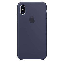 iPhone iPhone XR Liquid Silicone Case Fits iPhone XR (6.1 inch), Gel Rubber Protection Shockproof Cover Case with Soft Microfiber Cloth Lining Cushion (Midnight Blue)