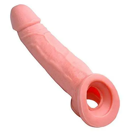 Silicone penile Condom Expander expands Male Chastity Toys Lengthen Cock Sleeves s6