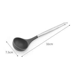 Kitchenware Set, 9 Piece Silicone Kitchenware Gadget Set, Household Kitchen Silicone Tools Cooking Spoon Set Kitchenware Set with Nonstick Cookware Shovel Spoon, 9-piece set