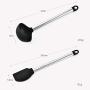 Silicone Cooking Set Of 10 Stainless Steel Handle Kitchenware Set Non-Stick Cookware Cooking Spoon Shovel