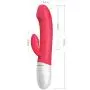 Intelligent Heating G Spot Rabbit Vibrator with Bunny Ears for Clitoris Stimulationm,Waterproof Dildo Vibrator with 8 Powerful Vibrations Dual Motor Clit Stimulator for Women or Couple Fun