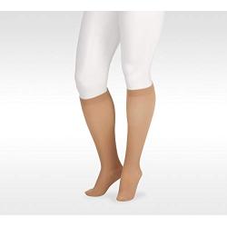 Juzo 2001ADFFSB14 I I Soft Closed Toe Knee High 20-30 mmHg with Silicone Top Band - Beige