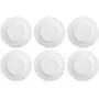 AmazonBasics 6-Piece White Dinner Plate Set