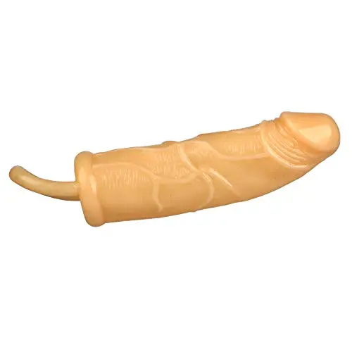 Privacy Packaging. Silicone penile Condom Expander expands Male Chastity Toys Lengthen Cock Sleeves 9256