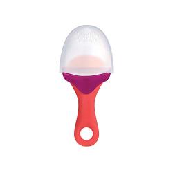 Boon Pulp Silicone Feeder, Coral/Purple