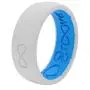 Groove Life - Silicone Ring for Men and Women Wedding or Engagement Rubber Band with Lifetime Coverage, Breathable Grooves, Comfort Fit, and Durability - Original Solid