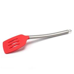 Food Grade Silicone Kitchen Utensils Stainless Steel Handle Cooking Spoon Shovel Non-stick Silicone Kitchenware
