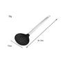 Kirabon Stainless Steel Kitchen Utensils Hollow Handle Silicone Kitchenware Spatula Spoon Silicone Kitchenware Set (Size : 8-Piece)