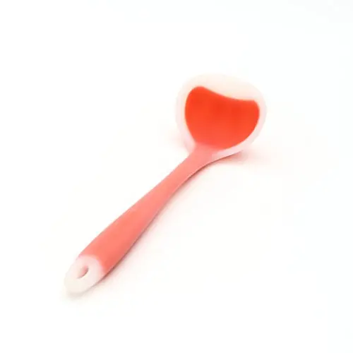 Qmsellz - Cooking Tools - Useful Cookware Nylon And Food Grade Silicone Cooking Spatula Spoon Colorful Ware - Book Pink Blind Stainless Stick Holder Nylon Brush Camping Kitchen Garlic Cooking Chinese