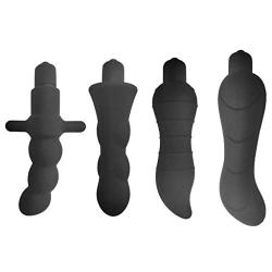 O-GAME 4pcs Amal Plus Vibrantor with 10 Vibraration Mode Silicone Massager Toy for Women Men