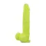 Lickerlish SPATTS 8.5" Premium Silicone Dildo Neon Green with Suction Cup