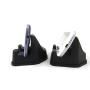 2 Pack Black - PhoneProp Soft Flexible Universal Fit Smartphone Stand FDA Grade Non-Slip Silicone