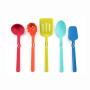 Kitchen Silicone Kitchenware Five-piece Spatula Spoon Spoon Spoon Spoon