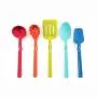 Kitchen Silicone Kitchenware Five-piece Spatula Spoon Spoon Spoon Spoon