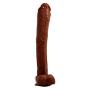 13" Extra Long Thick Realistic Dildo - Monster Cock and Balls Dong - Sex Toy for Women - Sex To for Adults (Brown)