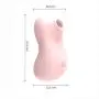 UGXYP Relax Toy Noiseless Sucking Vibration, Warming Silicone Waterproof Dual Vibration Home Fitness Másságer W?nd Sweet and Fun Game