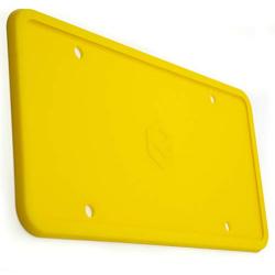 Rightcar Solutions Flawless Silicone License Plate Frame - Rust-Proof. Rattle-Proof. Weather-Proof. - Yellow