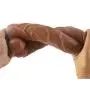 9.8 Inch Realistic Double Layer Silicone Toy with Strong Suction Cup
