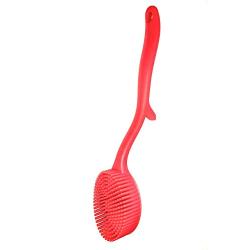 Eco-Friendly Silicone Dish Cleaning Brush (Red)