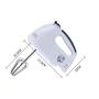 BINZHI Household Electric Egg Beater Cream High Power Mini Handheld Automatic Eggbeater DIY Baking Tool - White Kitchen gadget