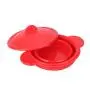 Silicone Food Steamer Pot, Foldable Steamer Kitchenware Retractable Steam Pot Cooking Steamer With Cover