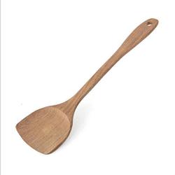 Wooden shovel long handle cooking shovel spatula 39cm non-stick special wooden shovel