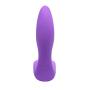 MLSice USB Rechargeable 12 Speeds Vibrating Wireless Remote Control Male Prostate Stimulator Massage Anal Butt Plug G-Spot Silicone Prostata Massager Vibrator for Men Anal Pleasure Sex Toys - Purple