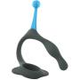 Doc Johnson OptiMALE - Duo - Silicone C-Ring & P-Massager - Joystick Allows For Percision Stimulation of the Prostate - Slate